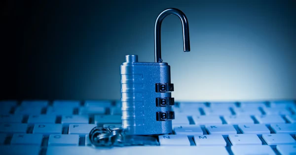 Cadenas, symbole de la sécurité informatique