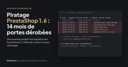 Recherche par ctime des fichiers antidatés lors du piratage d'une boutique PrestaShop 1.6