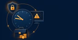 Horloge abstraite avec les aiguilles pointant vers 9 et 10 sur fond bleu nuit, soulignant obligations NIS2, risques cybersécurité et coûts associés.