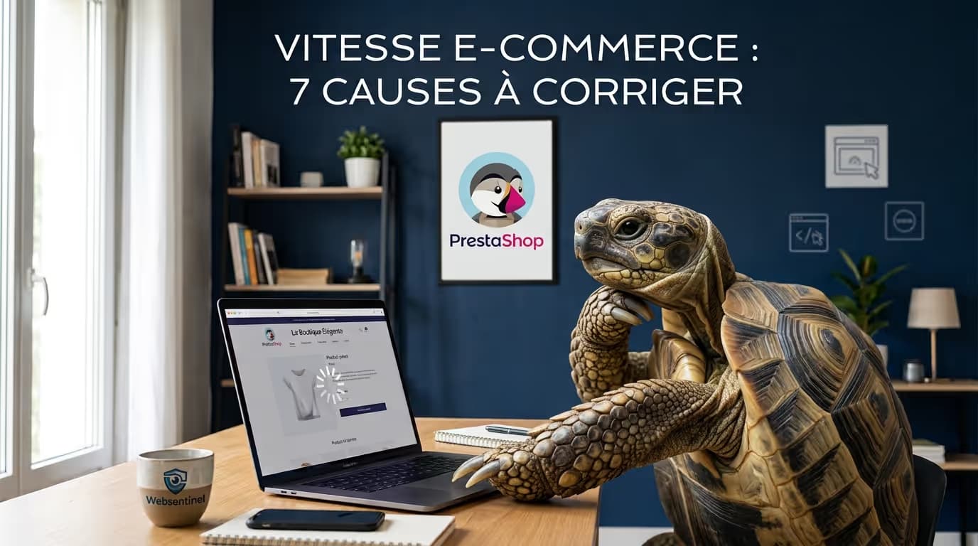 PrestaShop lent ? 7 causes qui ralentissent votre boutique (et les corriger)