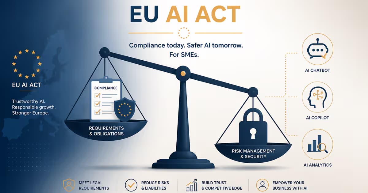 Équilibre entre la réglementation et le risque pour l'IA dans les PME selon l'EU AI Act