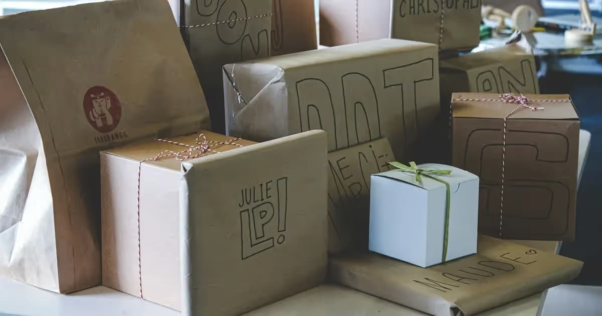 Cartons d'expédition pour une boutique en ligne