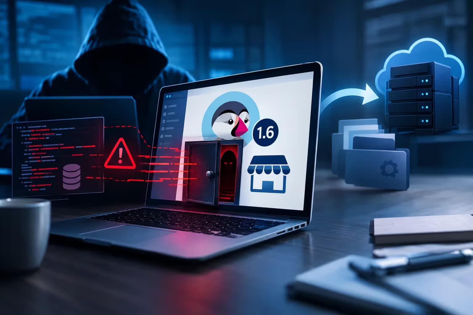Boutique PrestaShop 1.6 piratée par une porte dérobée, et migration sécurisée vers un nouveau serveur