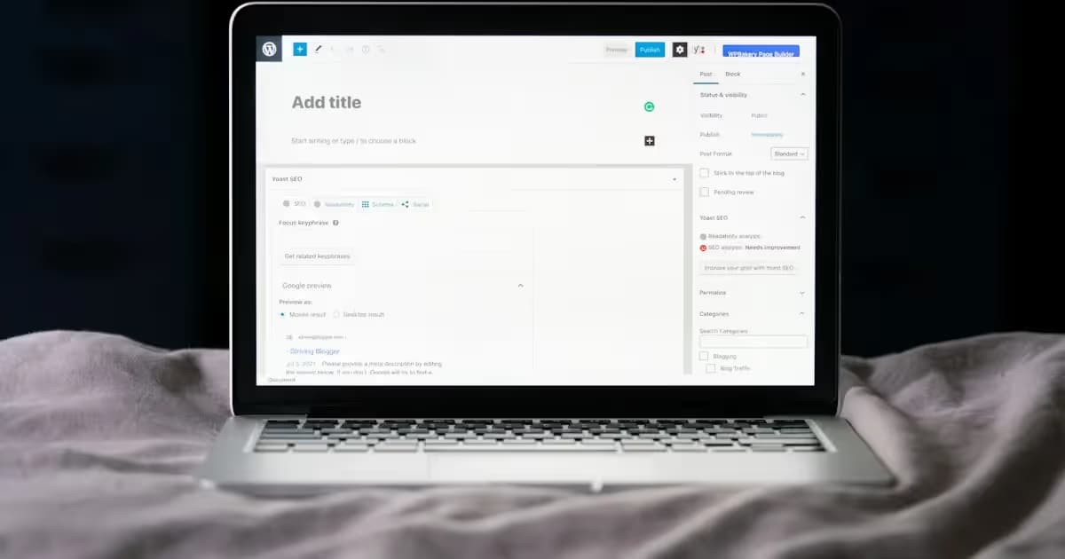 Travail sur un site WordPress depuis un ordinateur