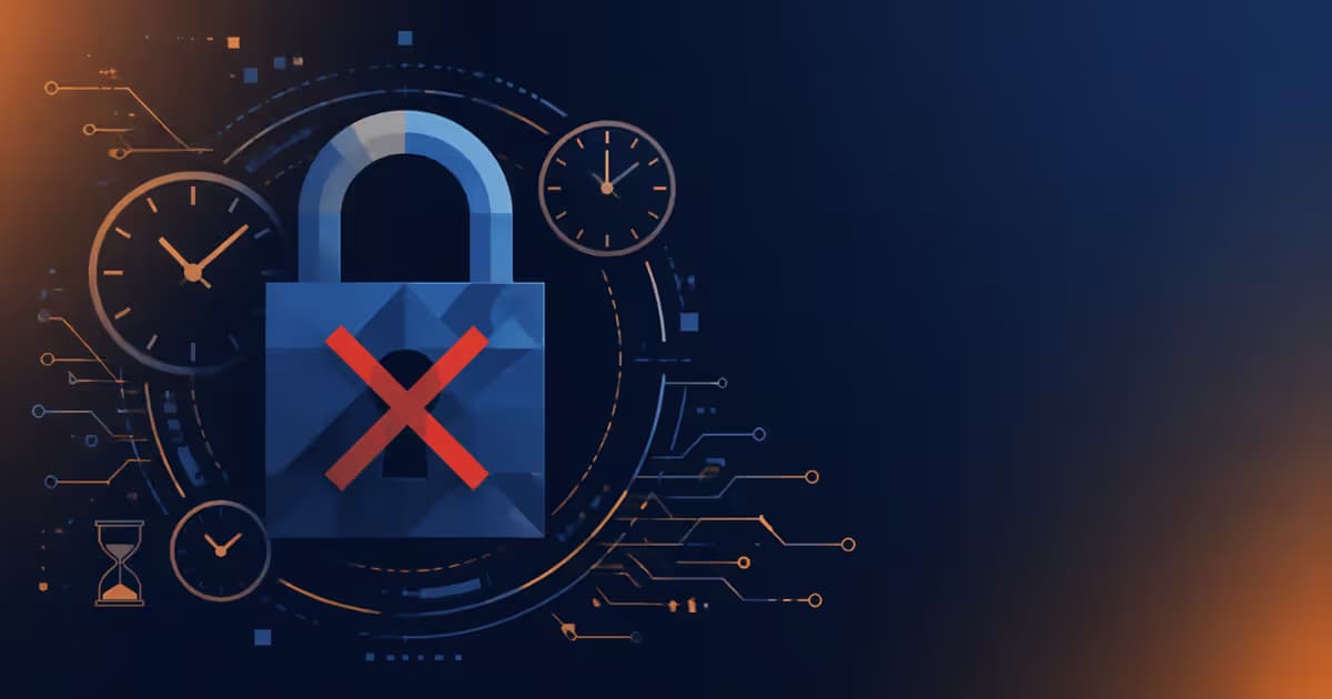 Icône verrou fermé et circuit électronique pour la fin du support Sylius 1.14