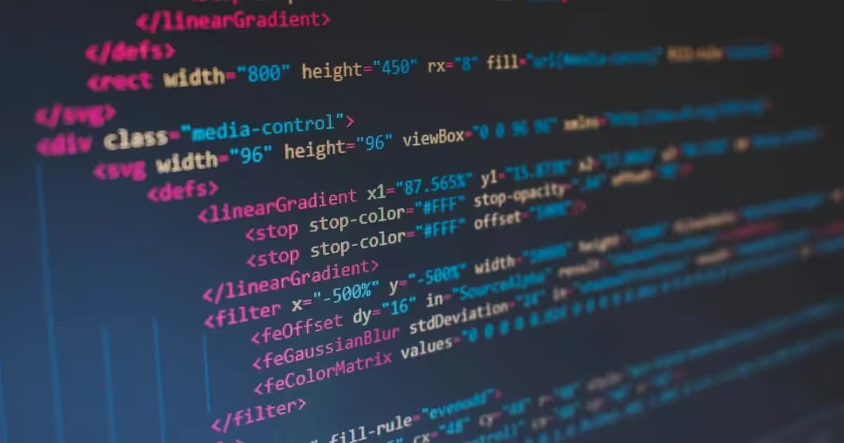 Code source affiché sur un écran de développeur