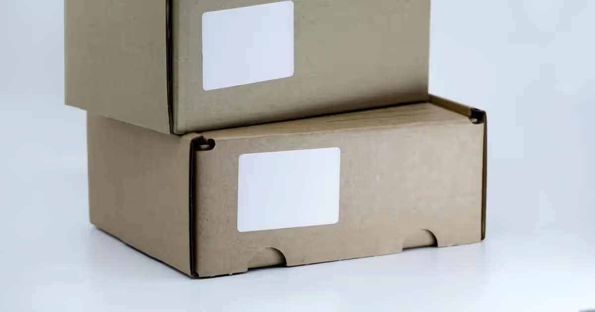 Cartons d'expédition pour une boutique en ligne