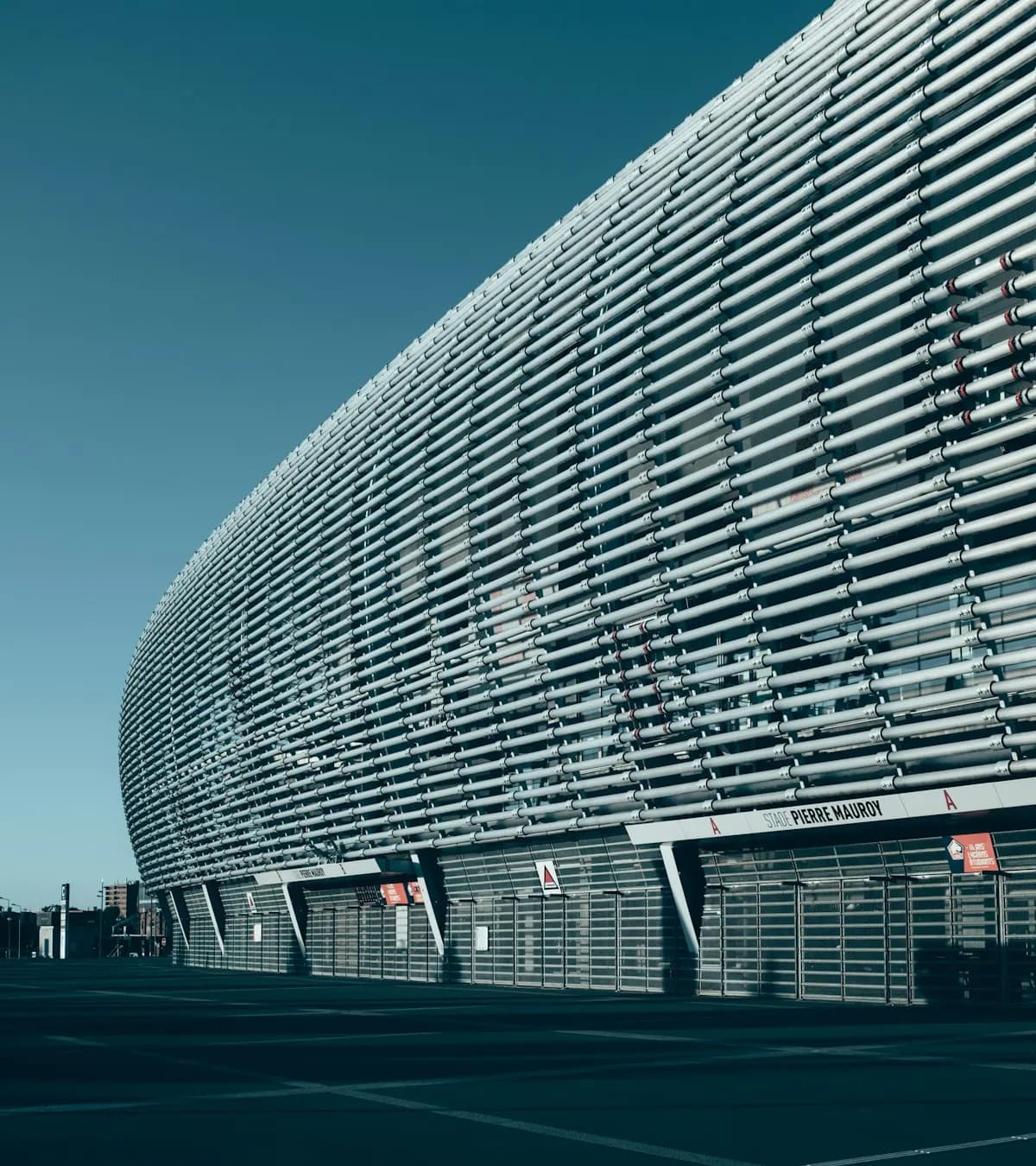 Le stade Pierre-Mauroy à Villeneuve-d'Ascq